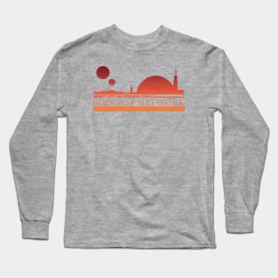 Brick City Blockade Podcast Network | Twin Sunset Long Sleeve T-Shirt